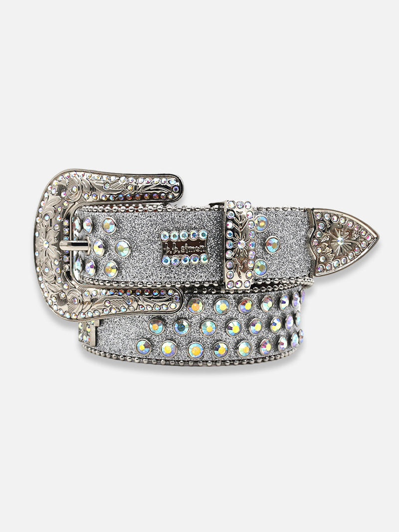 Cross Rhinestone Belt