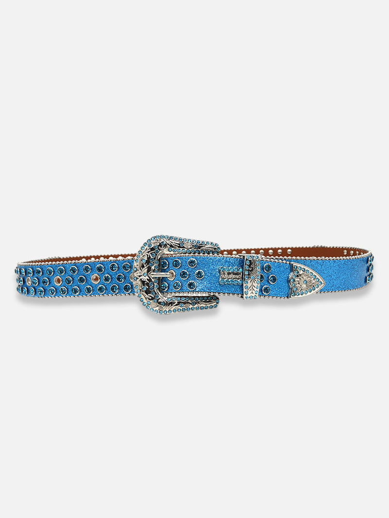 Cross Rhinestone Belt