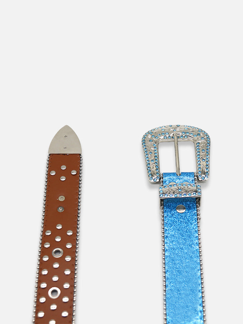 Cross Rhinestone Belt