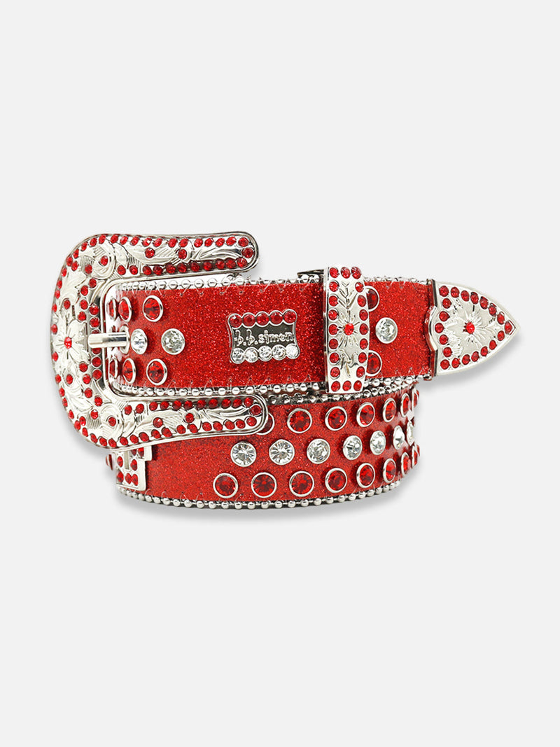 Cross Rhinestone Belt