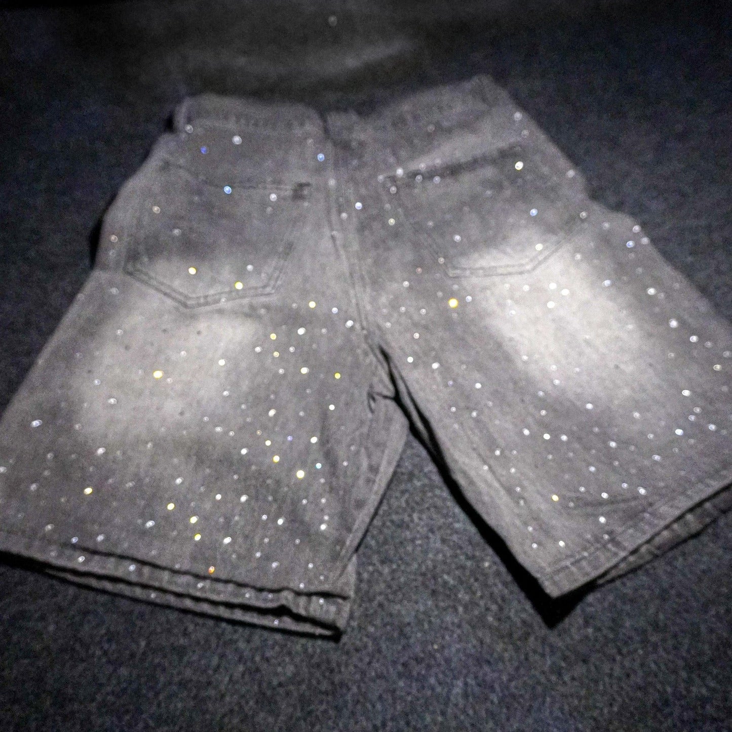 “Diamond” Jorts - Gray