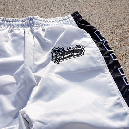 “Mesh” Track Pant - White