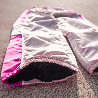 “Mesh” Track Pant - Pink