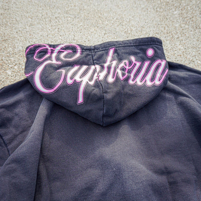 “Pleasure & Desire” Zip Up - Black