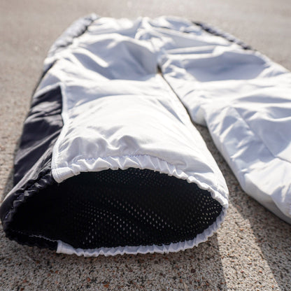 “Mesh” Track Pant - White