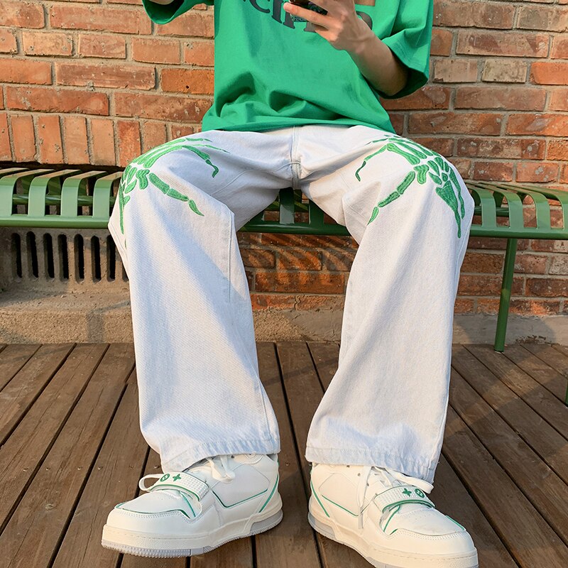 SKELETON HAND JEANS