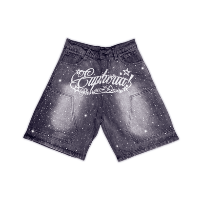 “Diamond” Jorts - Gray