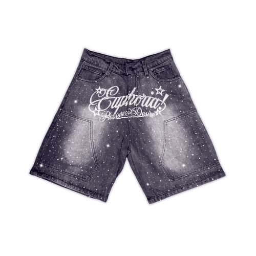 “Diamond” Jorts - Gray