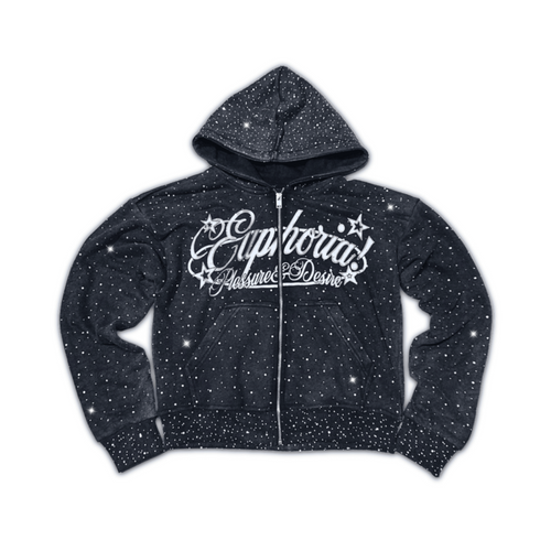 “Diamond” Zip Up - Gray