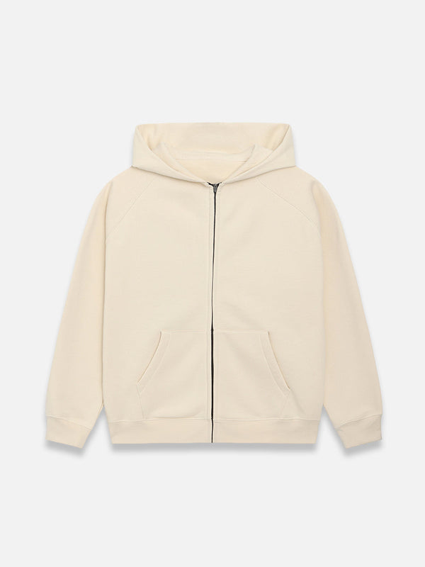 SIMPLE ZIP-UP HOODIE