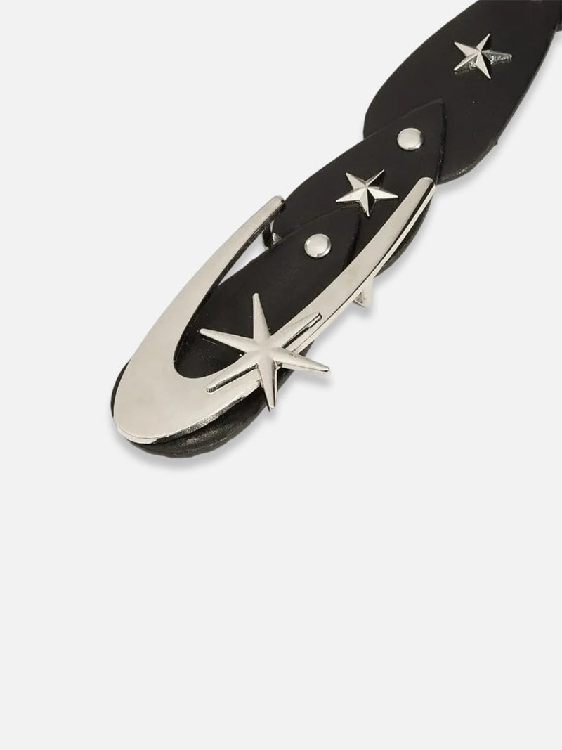 Y2K Star Circle Belt