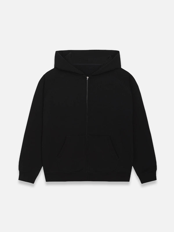 SIMPLE ZIP-UP HOODIE