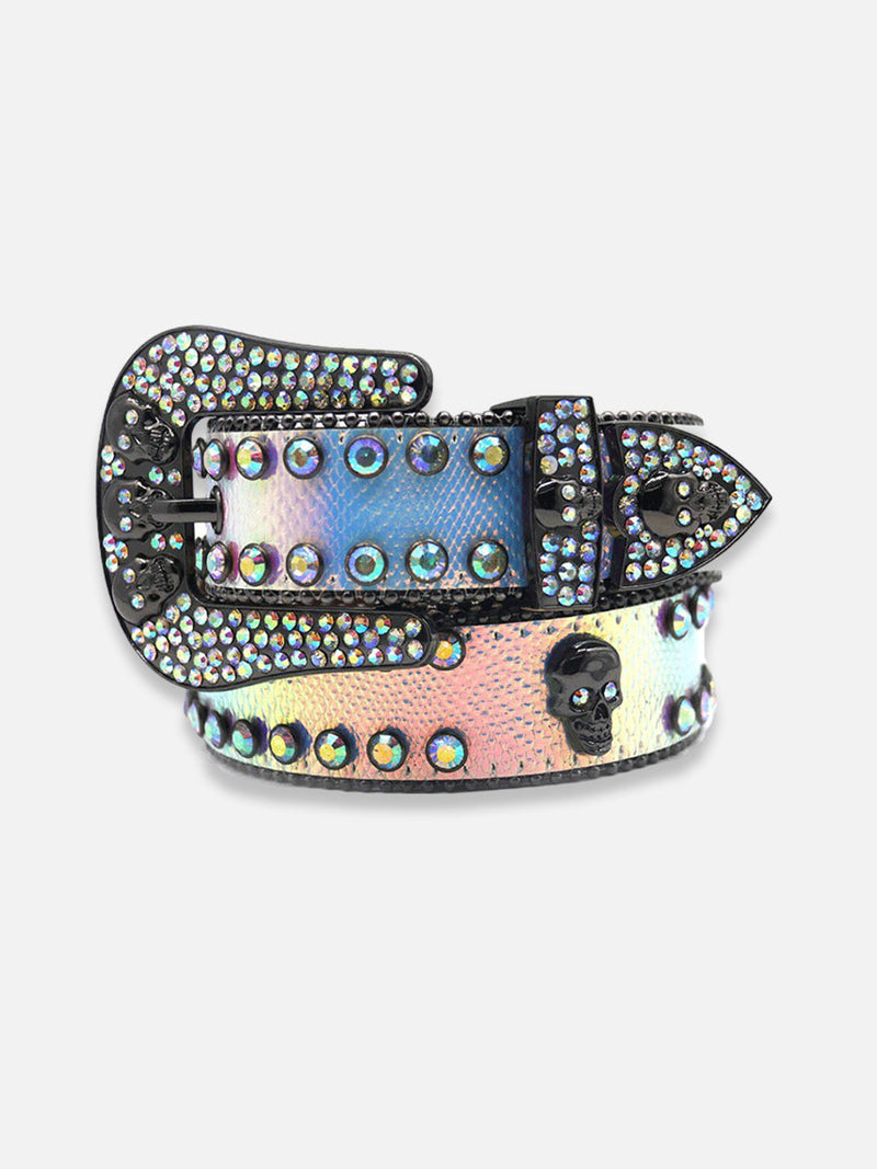 Y2K Skull Belt