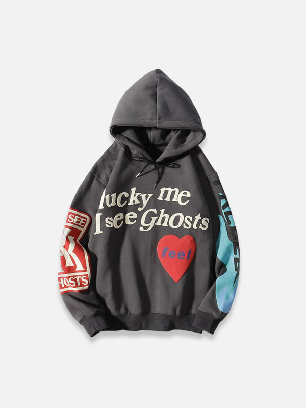 LUCKY ME I SEE GHOSTS HOODIE