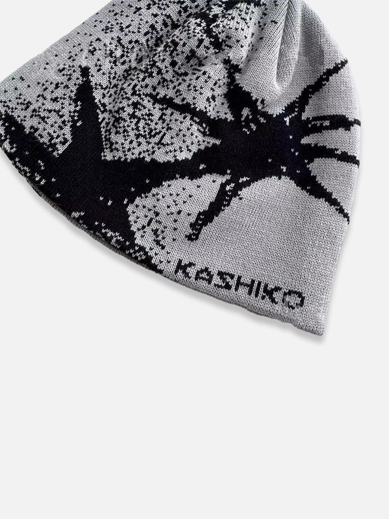 Y2K Star Graphic Beanie