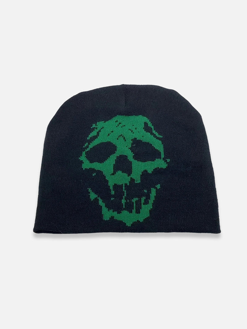 Y2K Skull Beanie