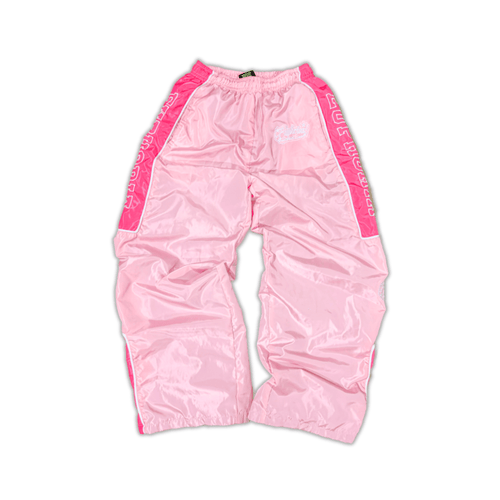 “Mesh” Track Pant - Pink