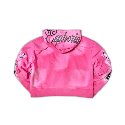 “Pleasure & Desire” Zip Up - Pink