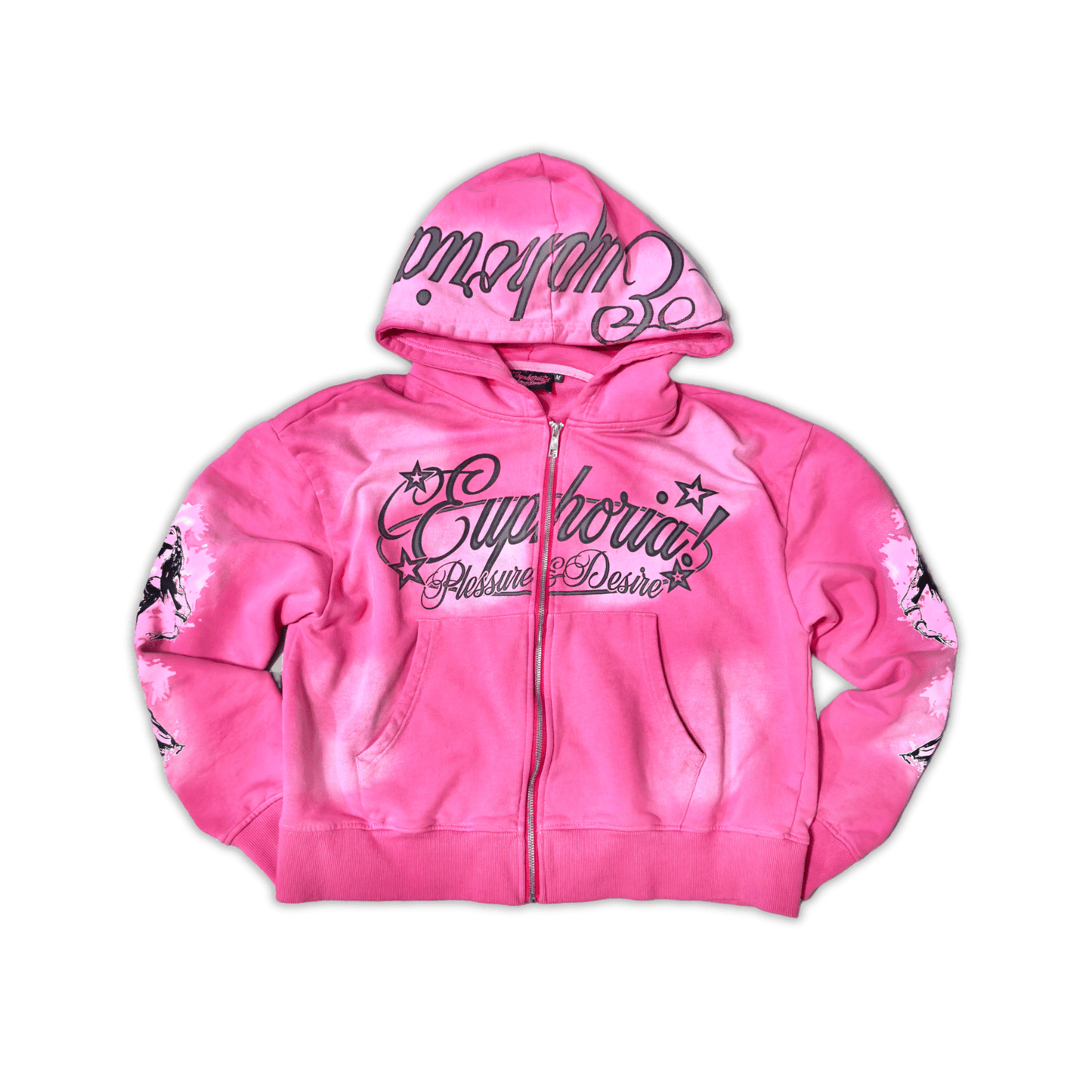 “Pleasure & Desire” Zip Up - Pink