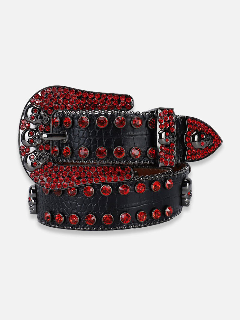 Y2K Skull Belt