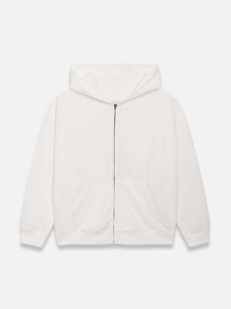SIMPLE ZIP-UP HOODIE